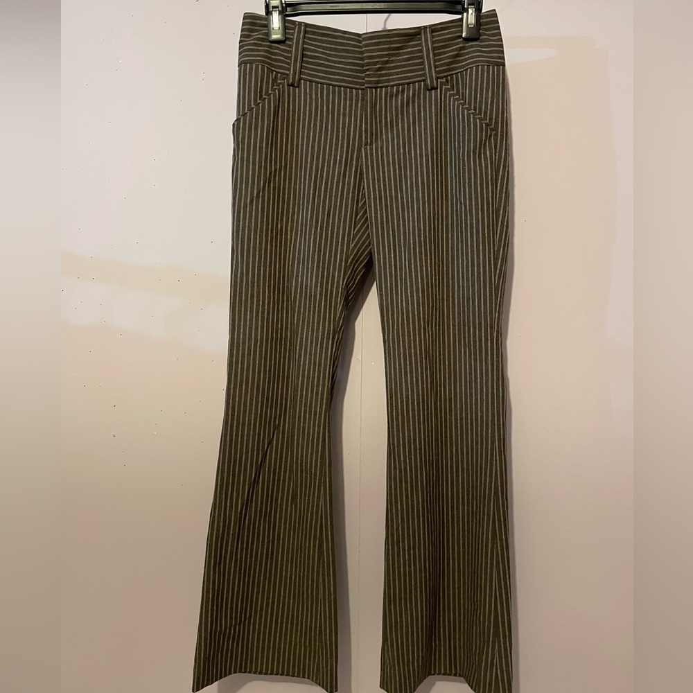 ALICE+OLIVIA PINSTRIPE PANTS